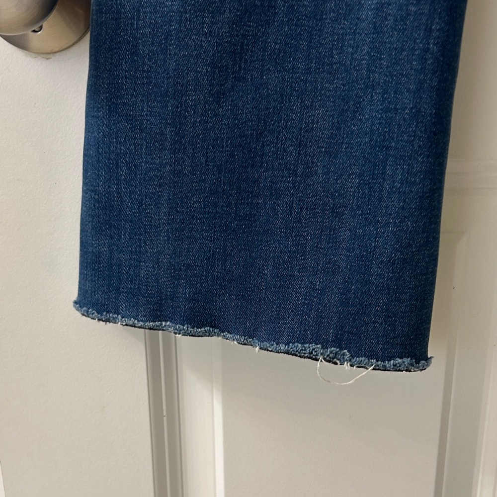 MOTHER Dark Blue Flare Jeans - Picture 7 of 9
